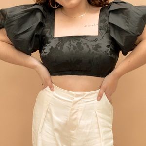 Future Collective Puff Sleeve Crop